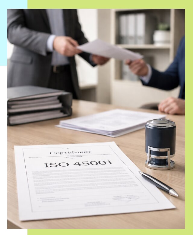 Сертификат ISO 45001 в Новодвинске под ключ от 46022 р. | Сертэкс